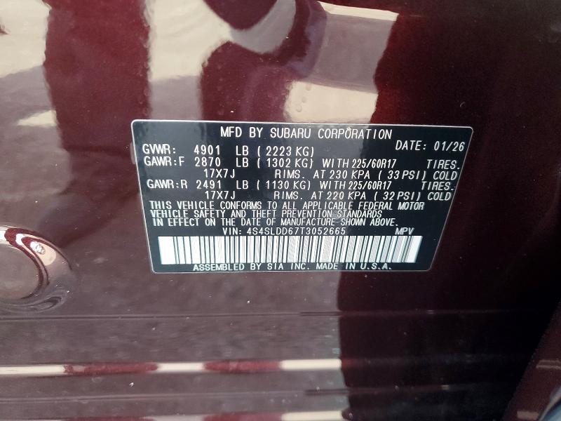 Продажа на аукционе авто 2026 Subaru Forester, vin: 4S4SLDD67T3052665, номер лота: 54813846