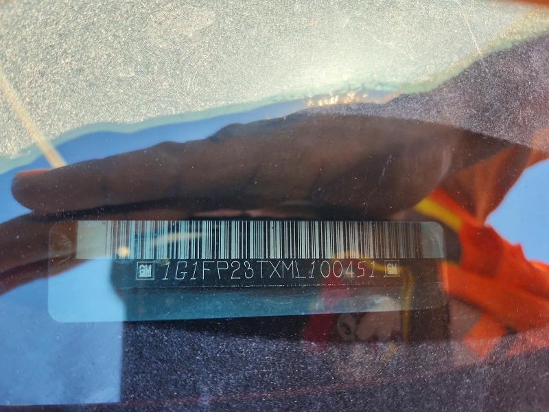 1991 Chevrolet Camaro მანქანა იყიდება აუქციონზე, vin: 1G1FP23TXML100451, აუქციონის ნომერი: 53756046
