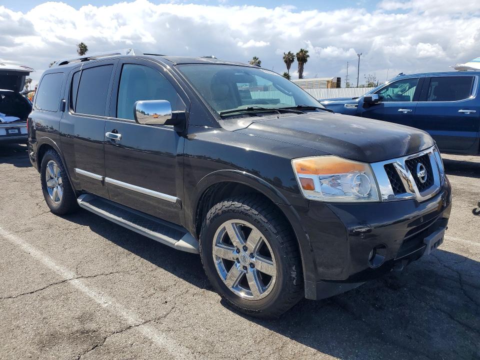 2011 Nissan Armada მანქანა იყიდება აუქციონზე, vin: 5N1AA0NF8BN608106, აუქციონის ნომერი: 55005476