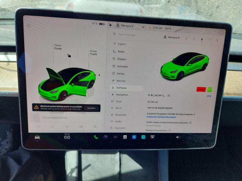 53194786 :رقم المزاد ، 5YJ3E1EA4PF460120 vin ، 2023 Tesla Model 3 مزاد بيع