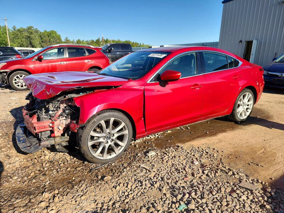 2015 Mazda 6 მანქანა იყიდება აუქციონზე, vin: JM1GJ1V52F1185094, აუქციონის ნომერი: 55231486