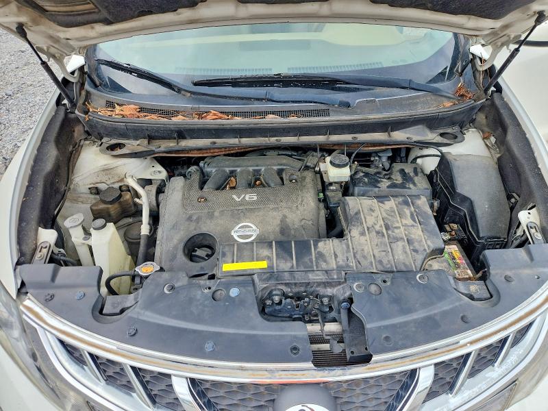 2011 Nissan Murano მანქანა იყიდება აუქციონზე, vin: JN8AZ1MW6BW162251, აუქციონის ნომერი: 54676156