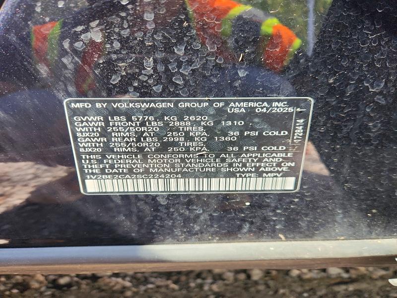 Продаж на аукціоні авто 2025 Volkswagen Atlas Cross Sport, vin: 1V2BE2CA2SC224204, номер лоту: 51953916