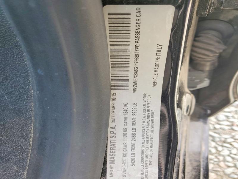 Auction sale of the 2016 Maserati Ghibli, vin: ZAM57XSA6G1175689, lot number: 55430486