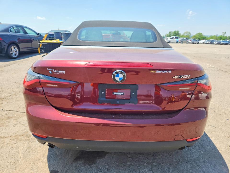 2022 Bmw 430i მანქანა იყიდება აუქციონზე, vin: WBA23AT08NCK16652, აუქციონის ნომერი: 53594276