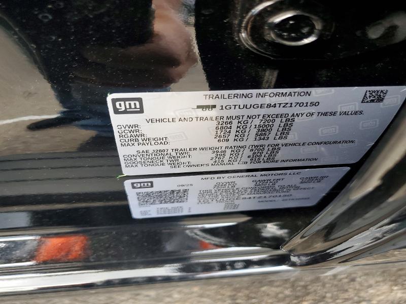 Aukcja sprzedaży 2026 Gmc Sierra, vin: 1GTUUGE84TZ170150, numer aukcji: 52289696