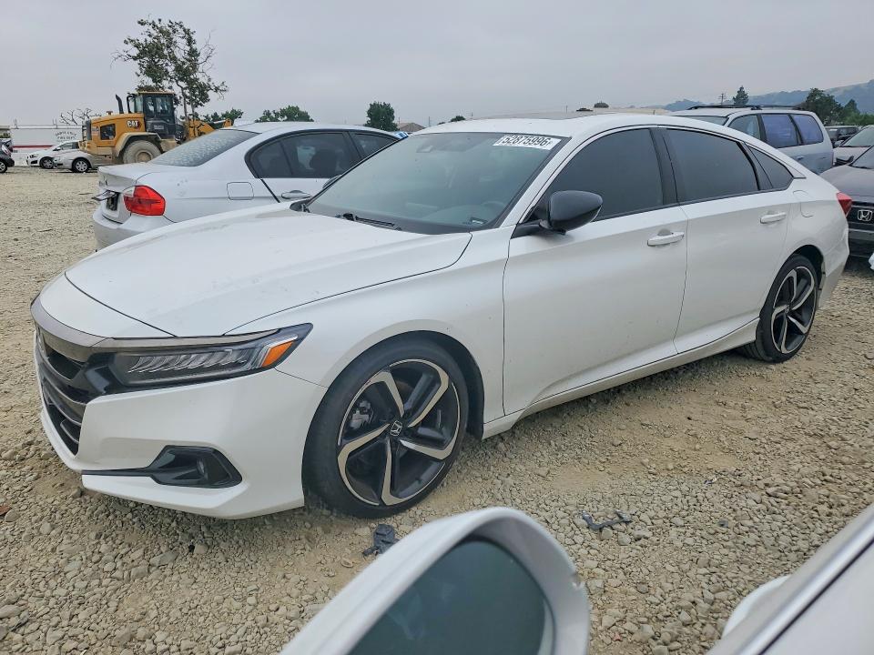 52875996 :رقم المزاد ، 1HGCV2F33MA003004 vin ، 2021 Honda Accord مزاد بيع