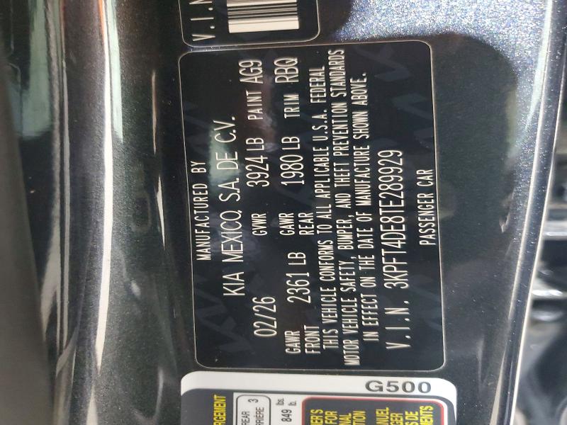 Продажа на аукционе авто 2026 Kia K4, vin: 3KPFT4DE8TE289929, номер лота: 53415526
