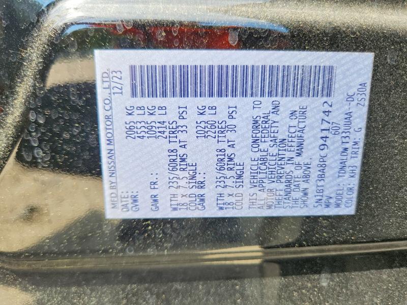 Продажа на аукционе авто 2023 Nissan Rogue, vin: 5N1BT3BA8PC941742, номер лота: 52386226