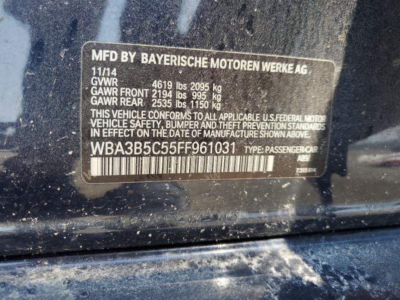 Aukcja sprzedaży 2015 Bmw 328, vin: WBA3B5C55FF961031, numer aukcji: 54286826