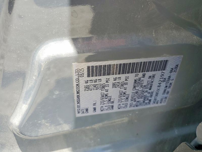 2025 Nissan Rogue მანქანა იყიდება აუქციონზე, vin: 5N1BT3BB5SC842197, აუქციონის ნომერი: 54456396