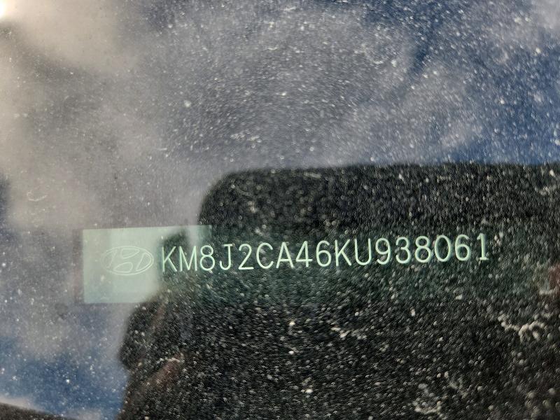 Aukcja sprzedaży 2019 Hyundai Tucson, vin: KM8J2CA46KU938061, numer aukcji: 54074646