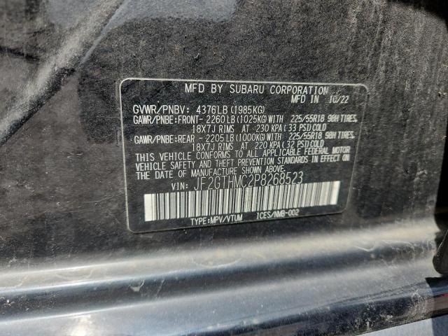 Aukcja sprzedaży 2023 Subaru Crosstrek, vin: JF2GTHMC2P8268523, numer aukcji: 55094326