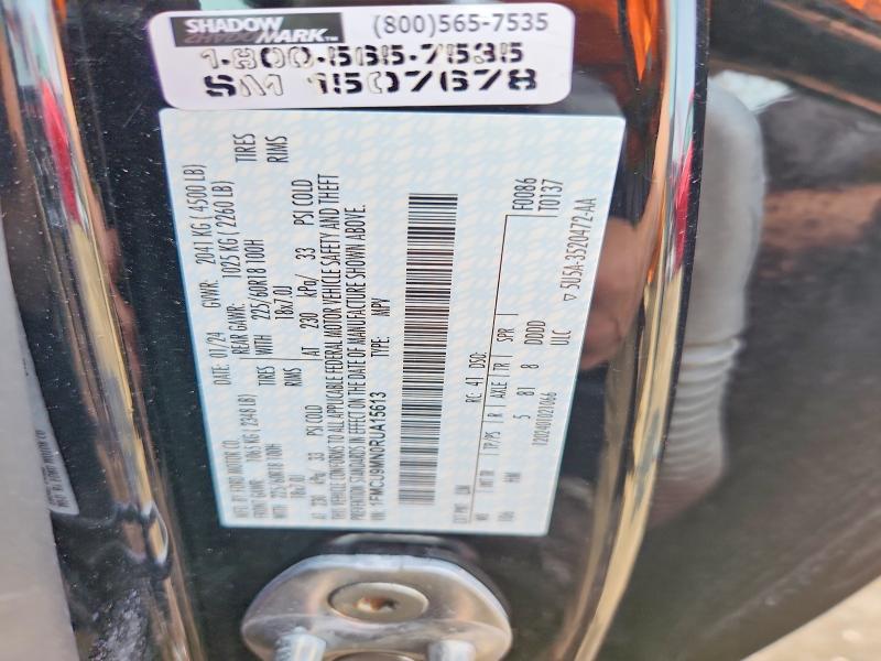 53987436 :رقم المزاد ، 1FMCU9MN0RUA15613 vin ، 2024 Ford Escape مزاد بيع