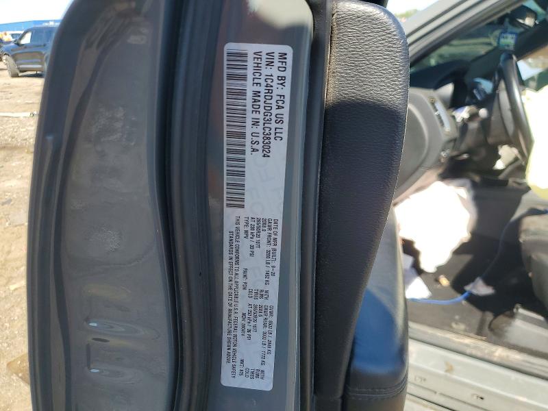 Aukcja sprzedaży 2020 Dodge Durango, vin: 1C4RDJDG3LC383024, numer aukcji: 55026786