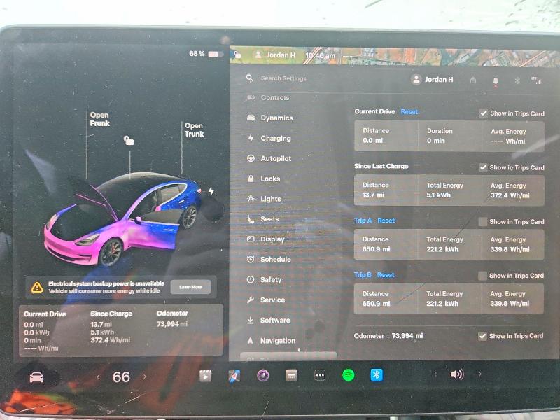 Продажа на аукционе авто 2020 Tesla Model 3, vin: 5YJ3E1EC1LF623849, номер лота: 52526376