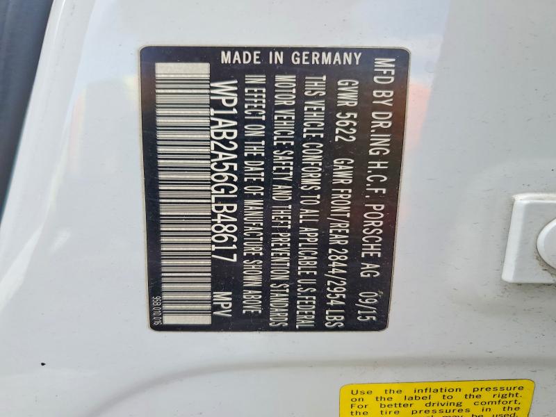 Auction sale of the 2016 Porsche Macan, vin: WP1AB2A56GLB48617, lot number: 55522346