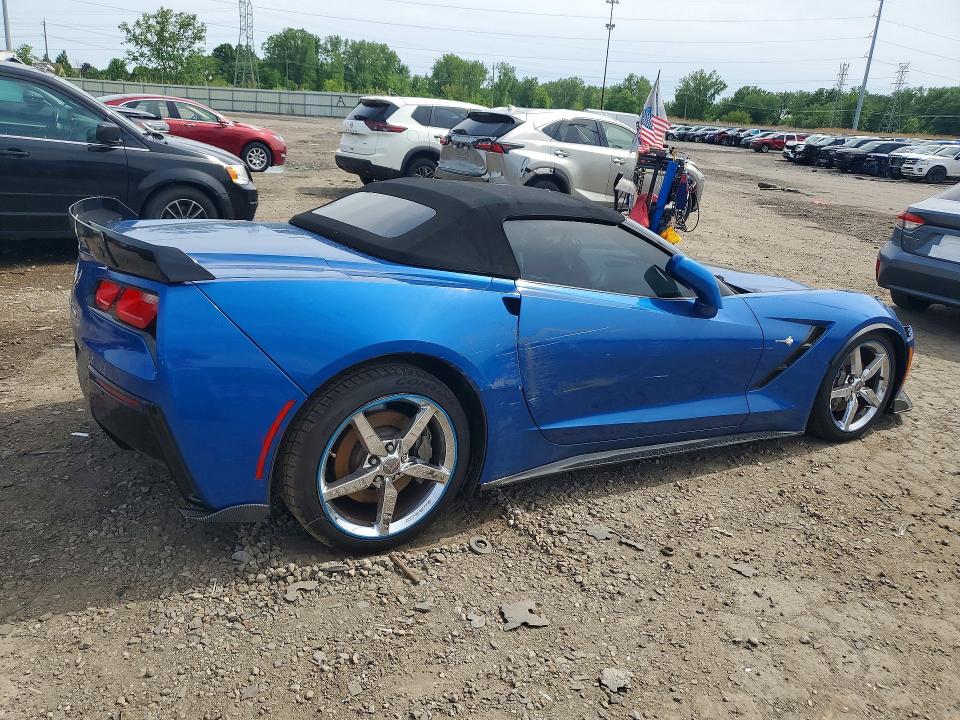 2014 Chevrolet Corvette მანქანა იყიდება აუქციონზე, vin: 1G1YD3D74E5132052, აუქციონის ნომერი: 55027186