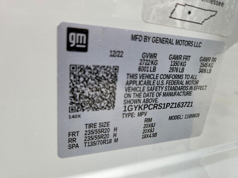 Продаж на аукціоні авто 2023 Cadillac Xt6, vin: 1GYKPCRS1PZ163721, номер лоту: 52848046