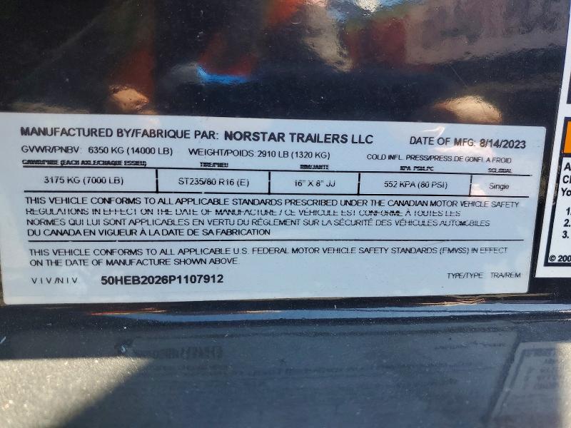 Продаж на аукціоні авто 2023 Ironbull Unknown, vin: 50HEB2026P1107912, номер лоту: 53970446