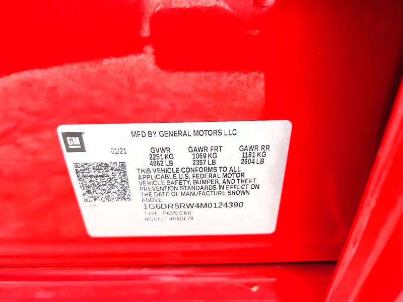 2021 Cadillac Ct5-v მანქანა იყიდება აუქციონზე, vin: 1G6DR5RW4M0124390, აუქციონის ნომერი: 52749096