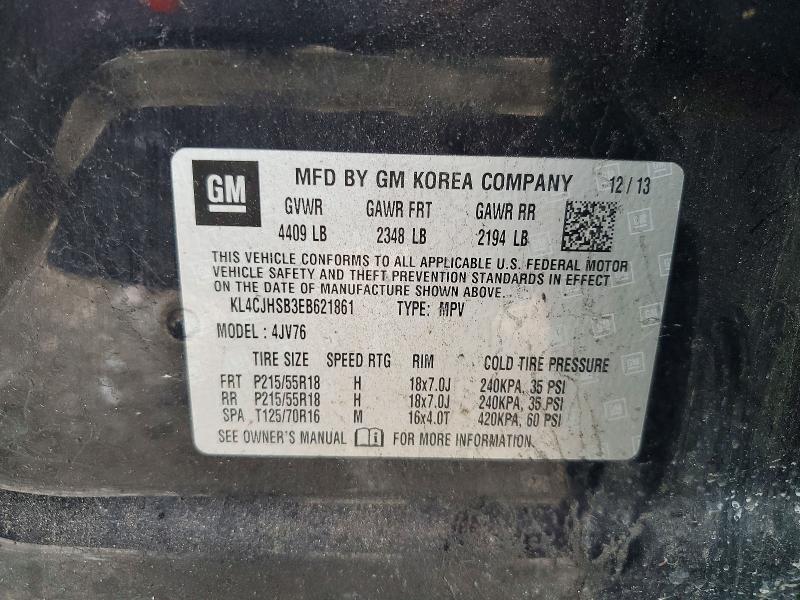 Продажа на аукционе авто 2014 Buick Encore, vin: KL4CJHSB3EB621861, номер лота: 54530176