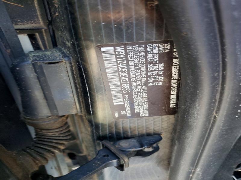 52560616 :رقم المزاد ، WBY1Z4C53EV276853 vin ، 2014 Bmw I3 مزاد بيع