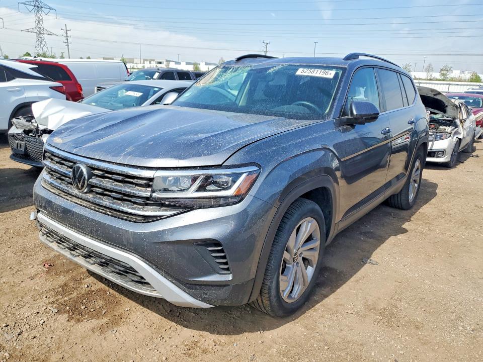 52581196 :رقم المزاد ، 1V2HP2CA5MC543863 vin ، 2021 Volkswagen Atlas مزاد بيع