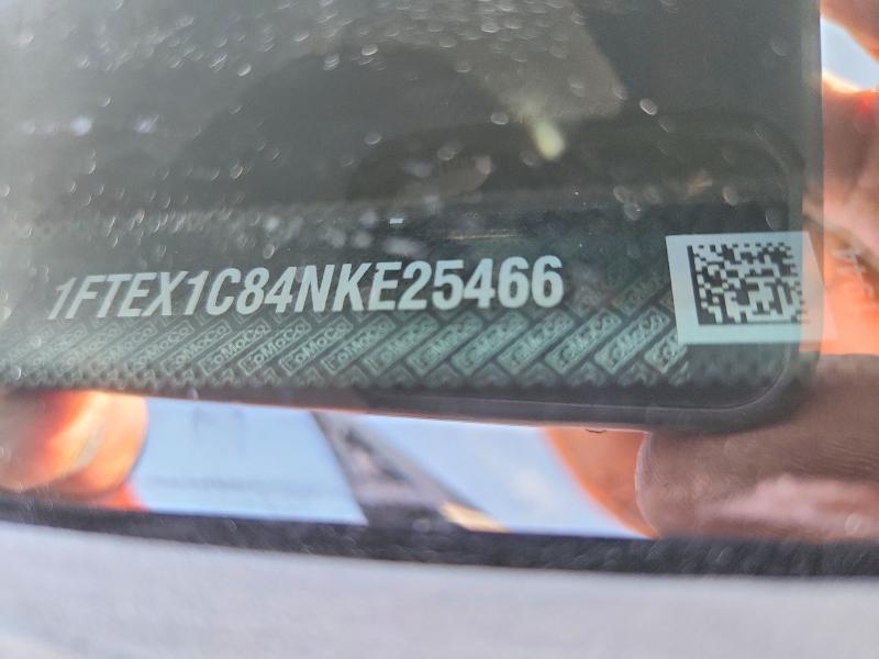 Aukcja sprzedaży 2022 Ford F150, vin: 1FTEX1C84NKE25466, numer aukcji: 52395016