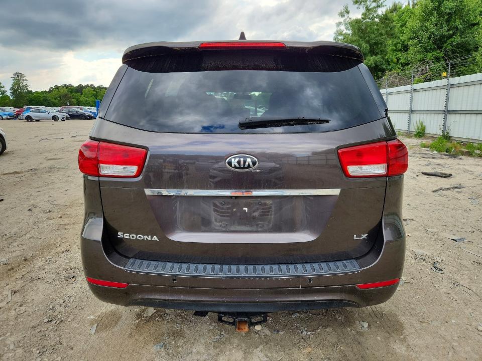 2016 Kia Sedona მანქანა იყიდება აუქციონზე, vin: KNDMB5C10G6165972, აუქციონის ნომერი: 53904106
