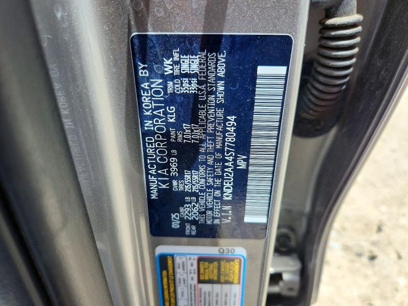 54966556 :رقم المزاد ، KNDEU2AA4S7780494 vin ، 2025 Kia Seltos مزاد بيع
