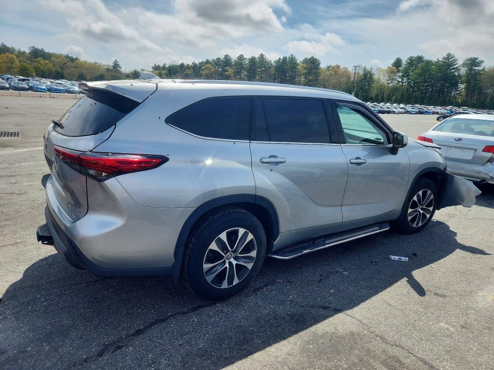 Продаж на аукціоні авто 2021 Toyota Highlander, vin: 5TDGZRBH8MS153899, номер лоту: 50310956