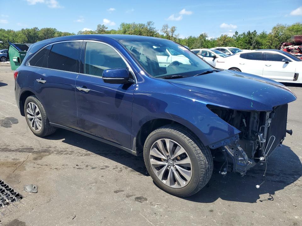 53957726 :رقم المزاد ، 5FRYD4H43GB027502 vin ، 2016 Acura Mdx مزاد بيع