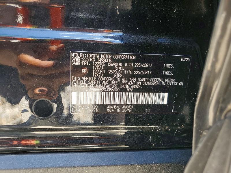 Aukcja sprzedaży 2025 Toyota Rav4 Hybrid, vin: JTMRWRFV2SJ086390, numer aukcji: 53882436