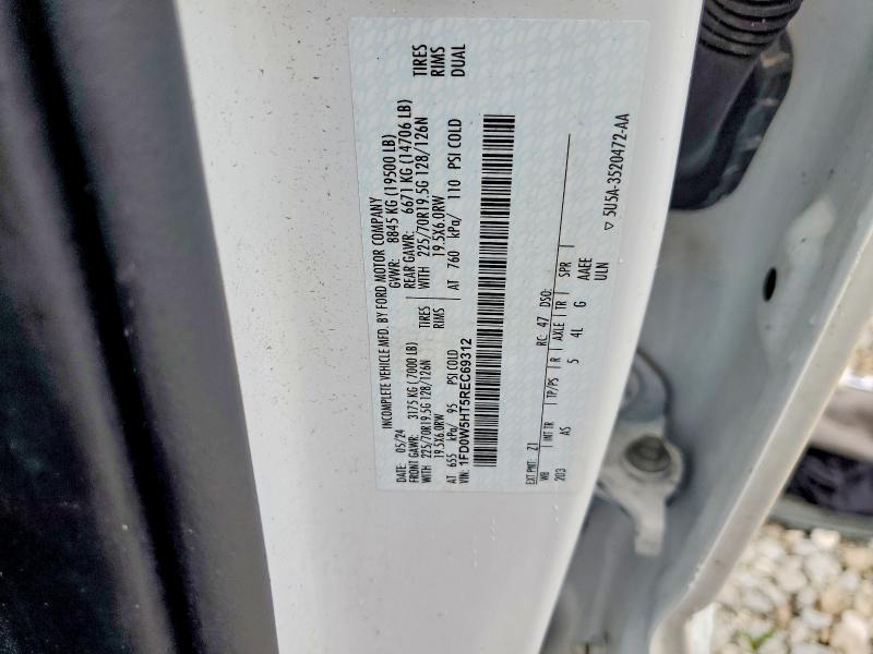 Aukcja sprzedaży 2024 Ford F550, vin: 1FD0W5HT5REC69312, numer aukcji: 51853356
