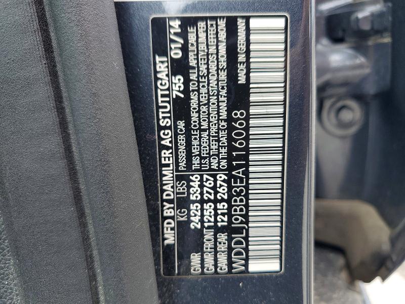 54635866 :رقم المزاد ، WDDLJ9BB3EA116068 vin ، 2014 Mercedes-benz Cls مزاد بيع
