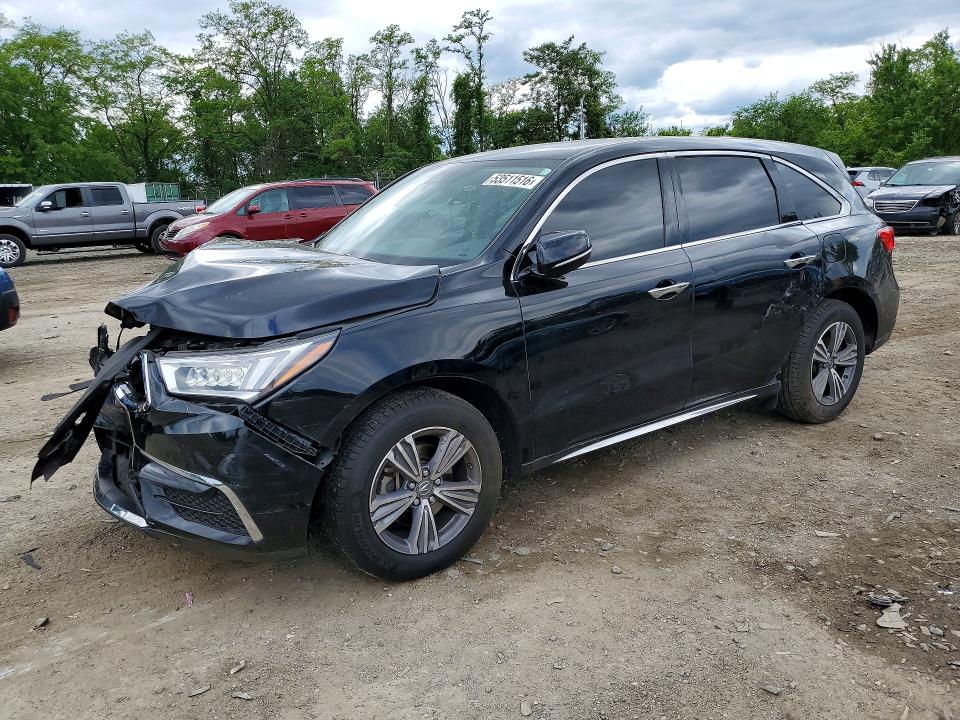 2020 Acura Mdx მანქანა იყიდება აუქციონზე, vin: 5J8YD4H36LL056249, აუქციონის ნომერი: 53511516