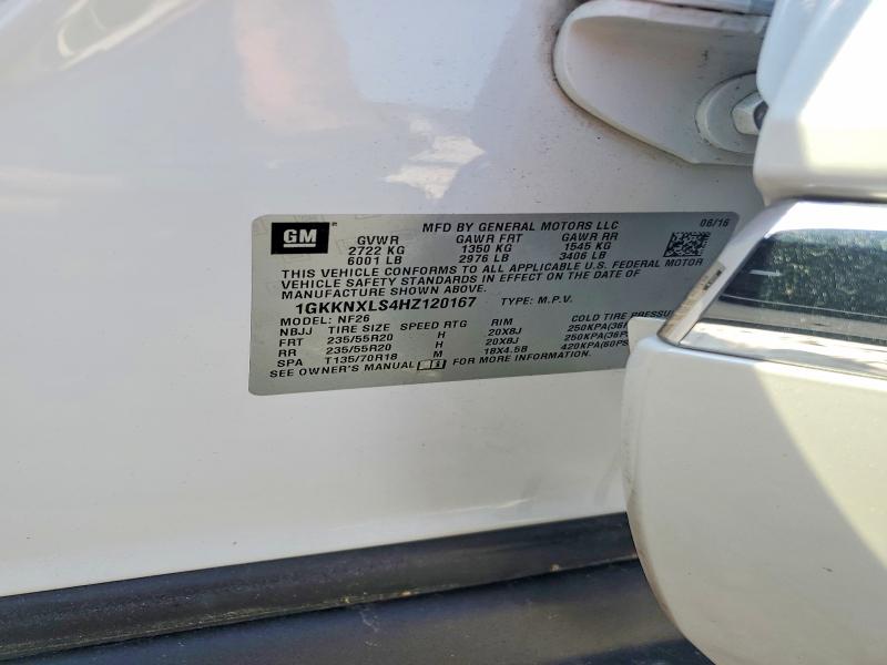 Продажа на аукционе авто 2017 Gmc Acadia, vin: 1GKKNXLS4HZ120167, номер лота: 52188546