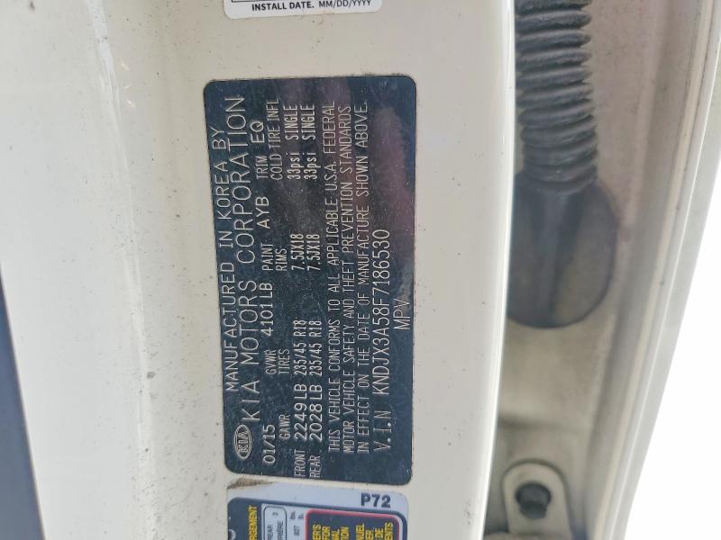 Aukcja sprzedaży 2015 Kia Soul, vin: KNDJX3A58F7186530, numer aukcji: 53206566