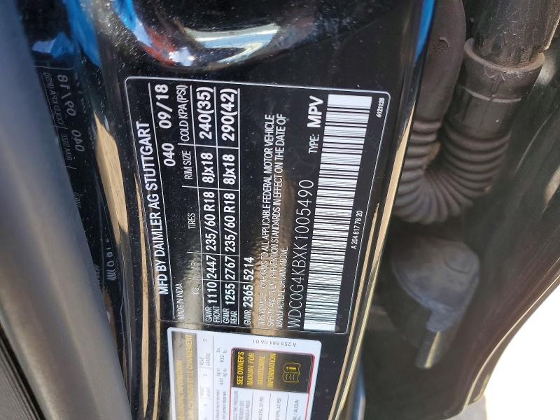 Продаж на аукціоні авто 2019 Mercedes-benz Glc, vin: WDC0G4KBXK1005490, номер лоту: 53168236