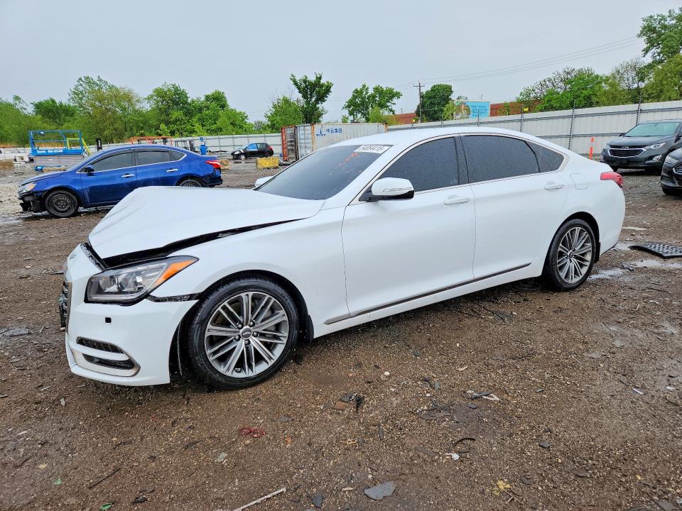 2018 Genesis G80 მანქანა იყიდება აუქციონზე, vin: KMHGN4JE0JU249471, აუქციონის ნომერი: 54084416