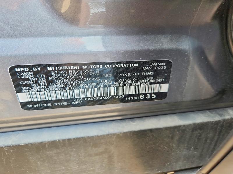 Продаж на аукціоні авто 2023 Mitsubishi Outlander, vin: JA4J3UA85PZ057396, номер лоту: 54185616