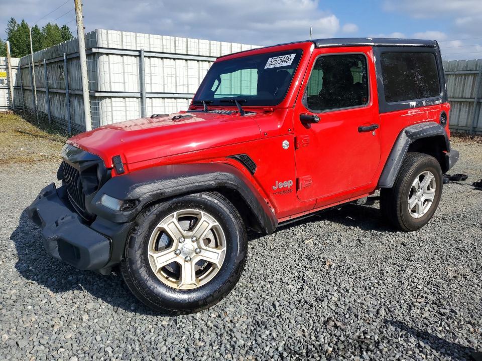 2020 Jeep Wrangler მანქანა იყიდება აუქციონზე, vin: 1C4GJXAG5LW162207, აუქციონის ნომერი: 52575446
