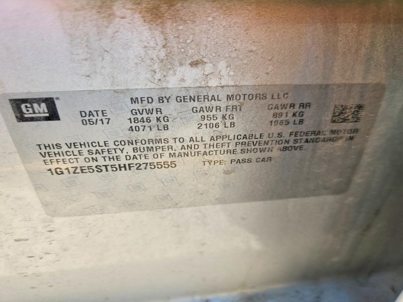 Продажа на аукционе авто 2017 Chevrolet Malibu, vin: 1G1ZE5ST5HF275555, номер лота: 53181016