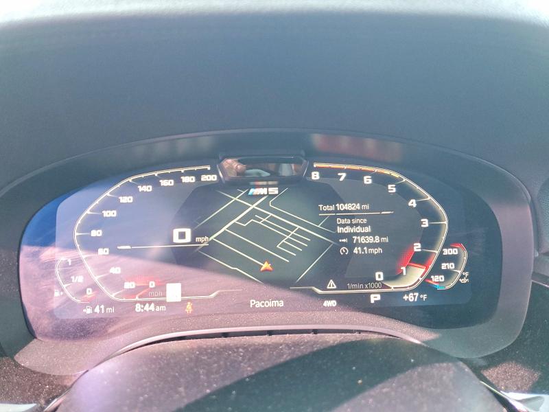 54163386 :رقم المزاد ، WBS83CH00MCF82410 vin ، 2021 Bmw M5 مزاد بيع