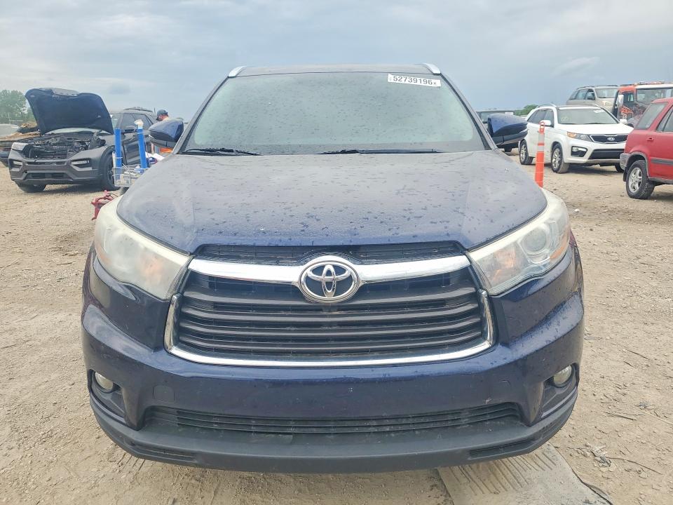 2015 Toyota Highlander მანქანა იყიდება აუქციონზე, vin: 5TDJKRFH7FS106595, აუქციონის ნომერი: 52739196
