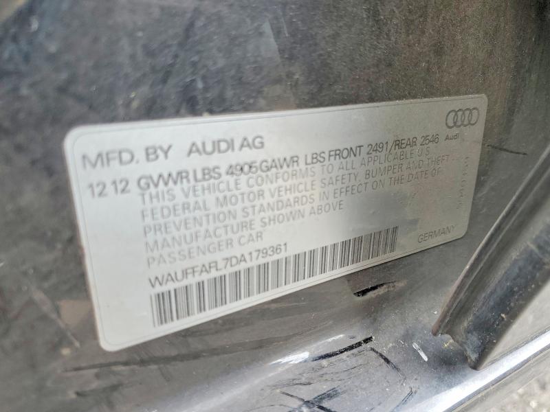 Aukcja sprzedaży 2013 Audi A4, vin: WAUFFAFL7DA179361, numer aukcji: 51160606