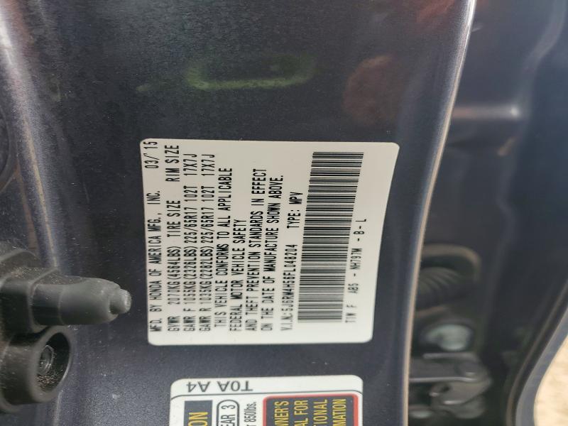 Продажа на аукционе авто 2015 Honda Cr-v, vin: 5J6RM4H56FL048204, номер лота: 53830096
