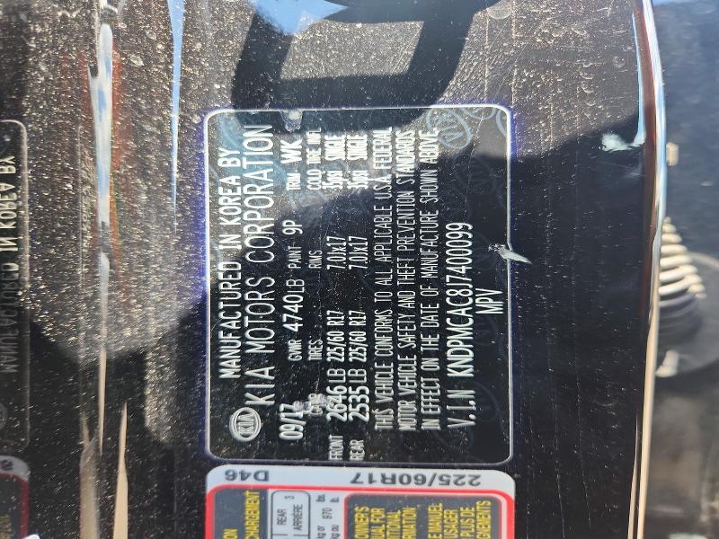 Продажа на аукционе авто 2018 Kia Sportage, vin: KNDPMCAC8J7400099, номер лота: 54092606