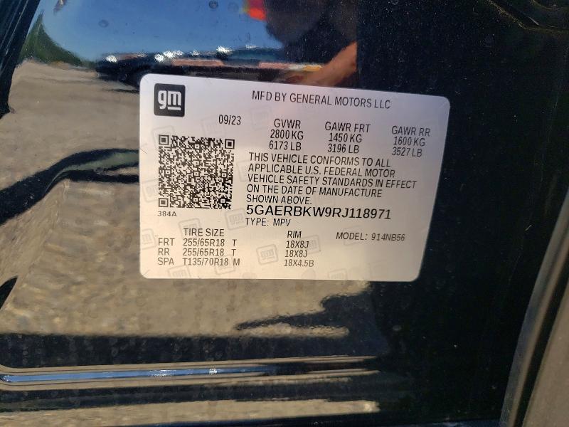 Aukcja sprzedaży 2024 Buick Enclave, vin: 5GAERBKW9RJ118971, numer aukcji: 52408856